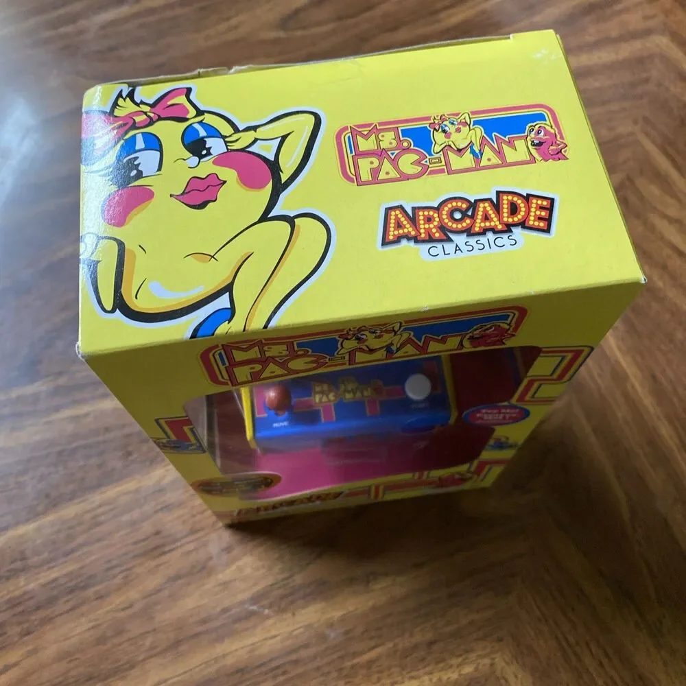 Arcade Classics Ms. Pac-Man Mini Retro Arcade Game 2024 Basic Fun New